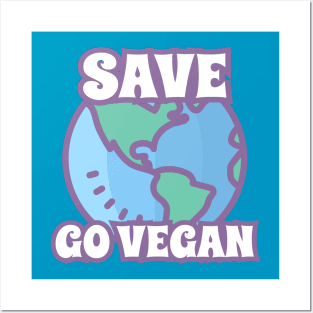 Save the planet Posters and Art